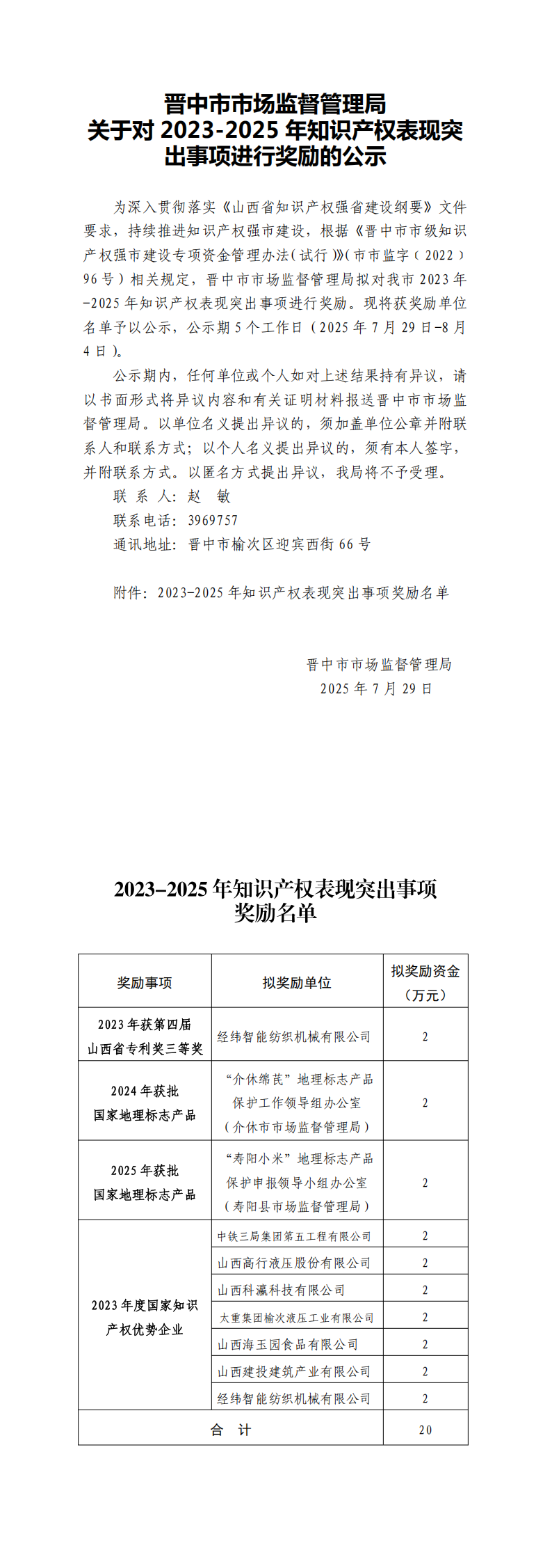 关于对2023—2025年知识产权表现突出事项实施奖励的公示_00.png
