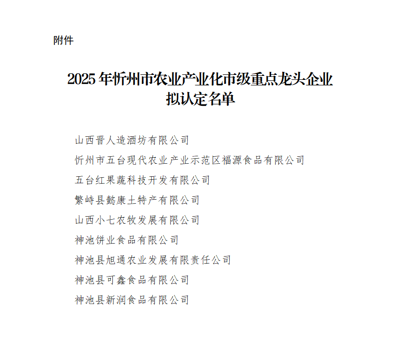 附件：2025年忻州市农业产业化市级重点龙头企业拟认定名单_01.png