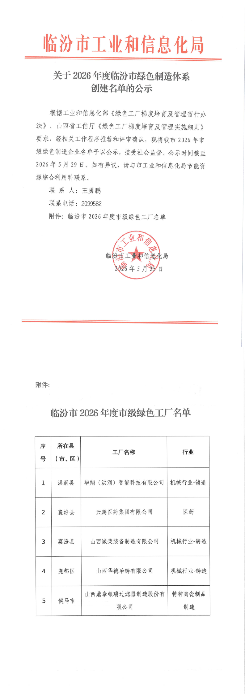 关于2026年度临汾市绿色制造体系创建名单的公示_00.png