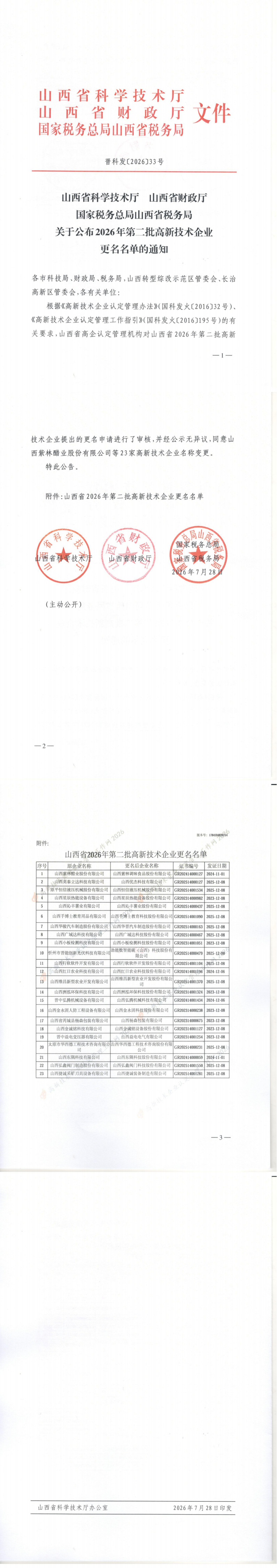 山西省认定机构：关于公布2026年第二批高新技术企业更名名单的通知_00.png